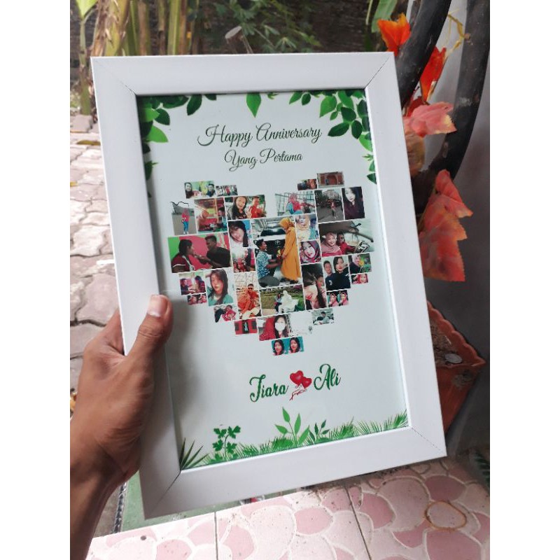Jual BINGKAI MINIMALIS KOLASE LOVE, COCOK BUAT KADO | Shopee Indonesia