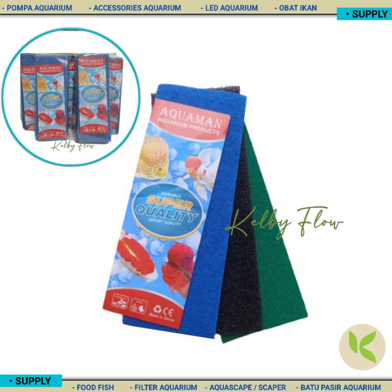 Jual BIOFIL BUSA KAPAS FILTER AQUARIUM KOLAM AQUASCAPE BIOFIL 3 LAPIS ...