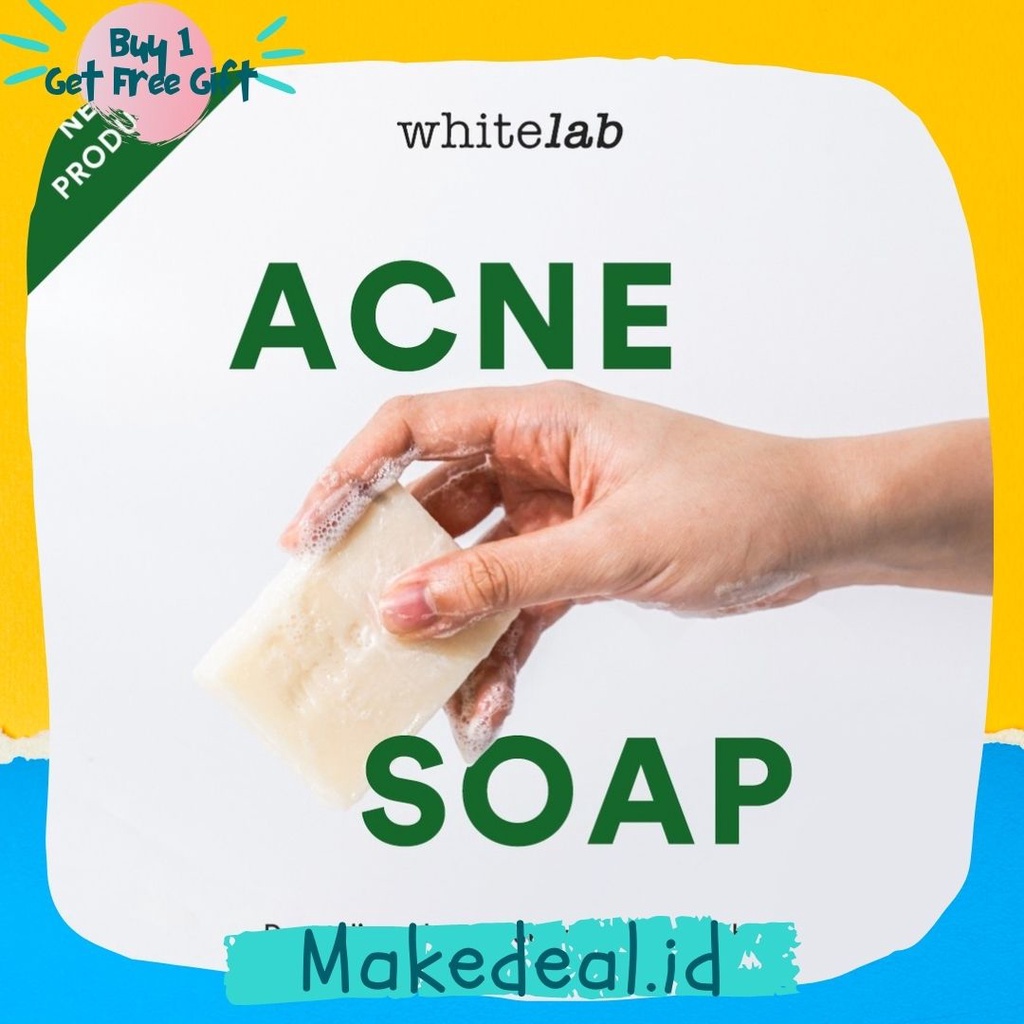Jual WHITELAB ACNE SOAP 80 GR - UNTUK SEMUA JENIS KULIT | Shopee Indonesia