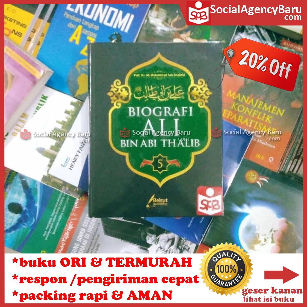 Jual Biografi Ali Bin Abi Thalib 5 - Ali Muhammad Ash-Shallabi | Shopee ...