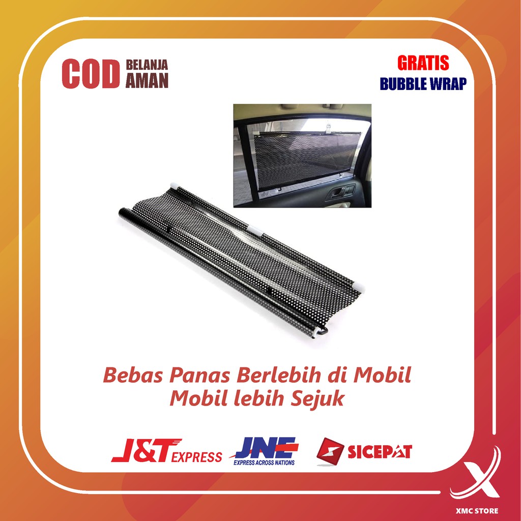 Jual Penahan Panas Matahari Sun Shield Roll Cover Gulung Tabir Surya Pelindung Sinar Dan