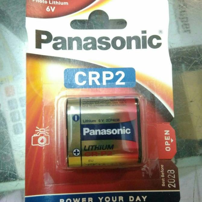 Jual Ready oke] Baterai Battery Lithium Panasonic CR-P2 CR-P2W/C1B