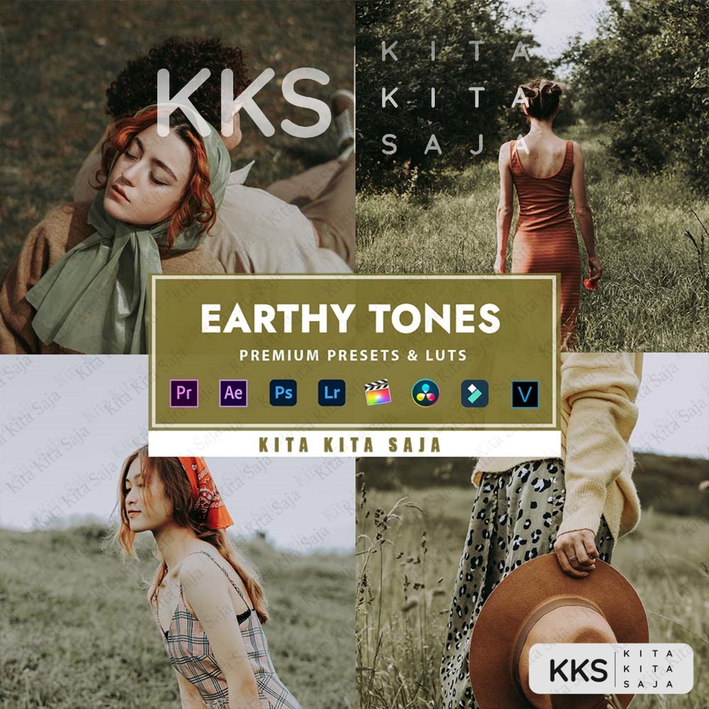 Jual Earthy Tone Premium Preset Lightroom Foto Dan Video LUT LUTs VN Android IOS PC Premiere