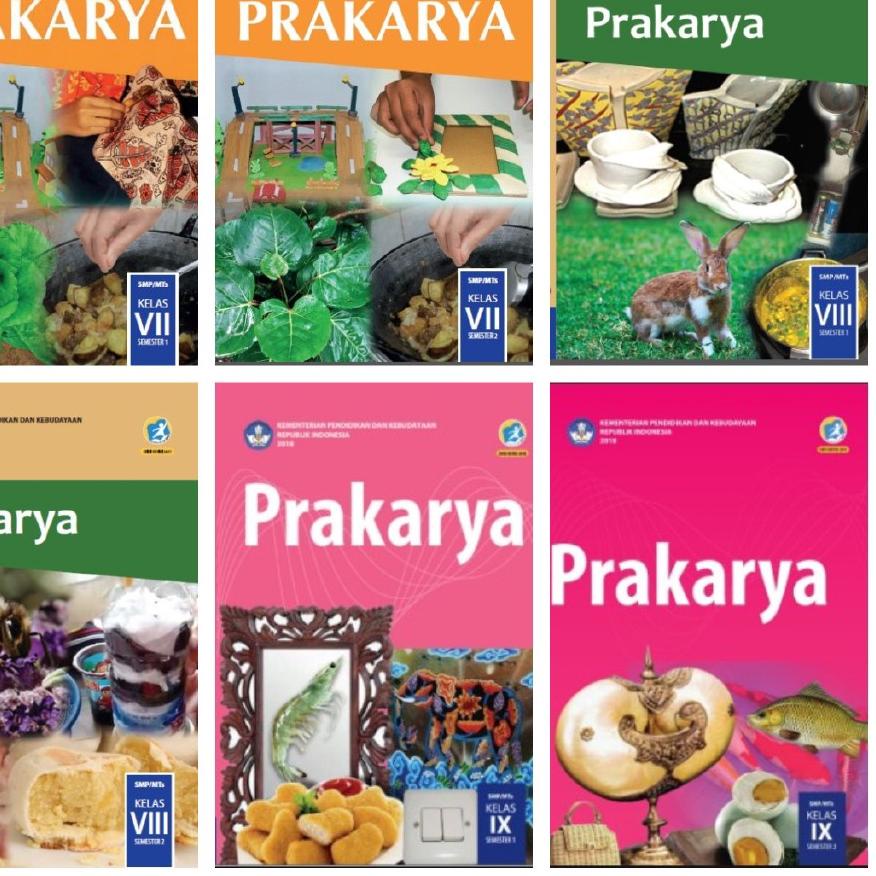 Jual Tiktok Sell Buku Prakarya Kelas 7 8 9 Smp Mts Semester 1 2 Revisi