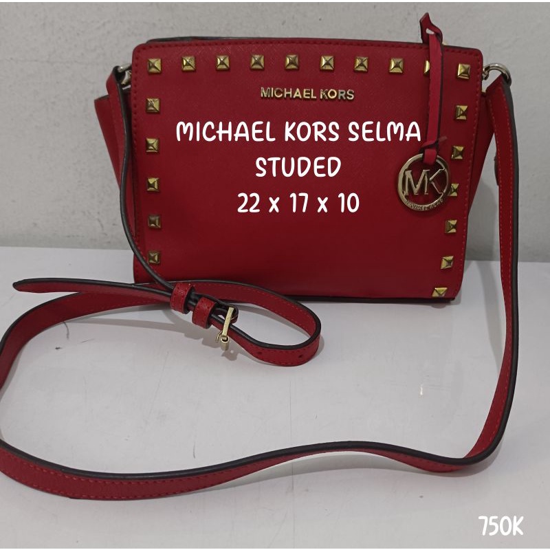 Jual Tas Sling Bag Michael Kors Selma Studed Shopee Indonesia