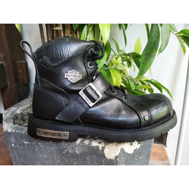Jual Sepatu Kulit Asli Untuk Naik Moge Size 44 Second ( Bekas ...