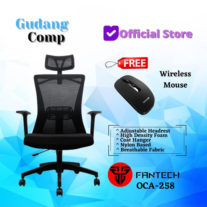 Jual Fantech OCA258 / OC-A258 Office Chair Kursi Kantor | Shopee Indonesia