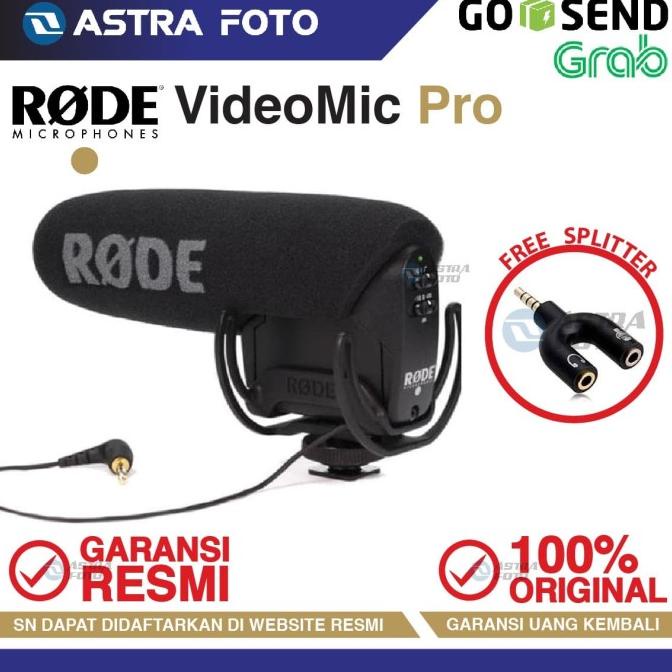 Jual Harga Murah Rode Videomic Pro Rycote Microphone Mic Dslr