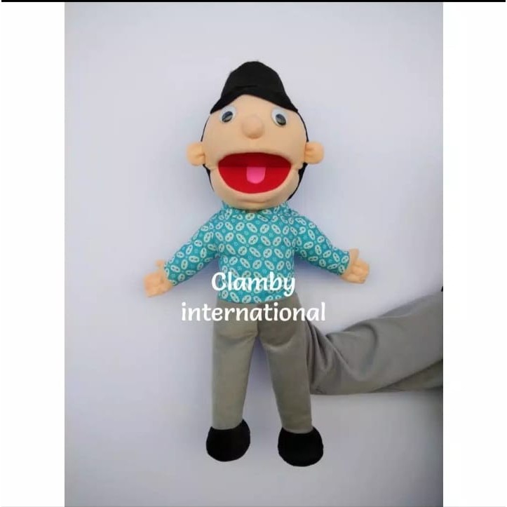 Jual Boneka Muppet Dongeng Santri Batik Biru | Handd Puppet Santri ...