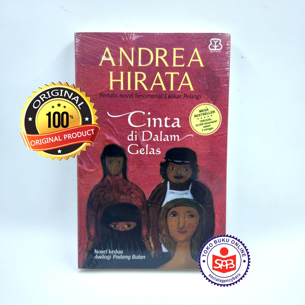 Jual Cinta Di Dalam Gelas Andrea Hirata Original Shopee Indonesia 8530