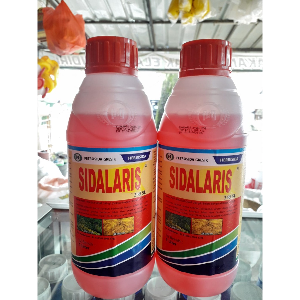 Jual OBAT RUMPUT Sidalaris 240 SL - 1L Herbisida Pembasmi Rumput ...