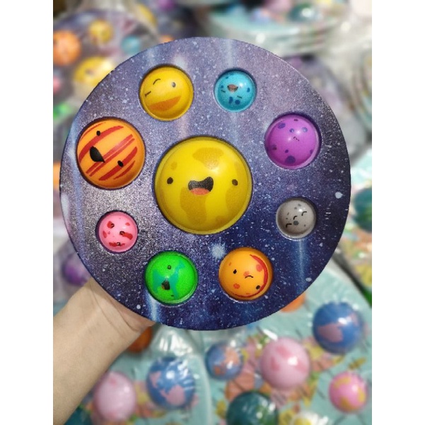 Jual AVELINE Pop It Planet Simple Dimple Fidget Planet / Simple dimple ...