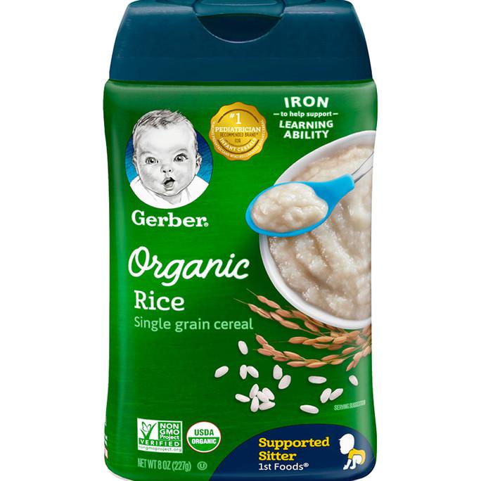 Jual GERBER CEREAL 1ST FOOD ORGANIC RICE | Shopee Indonesia