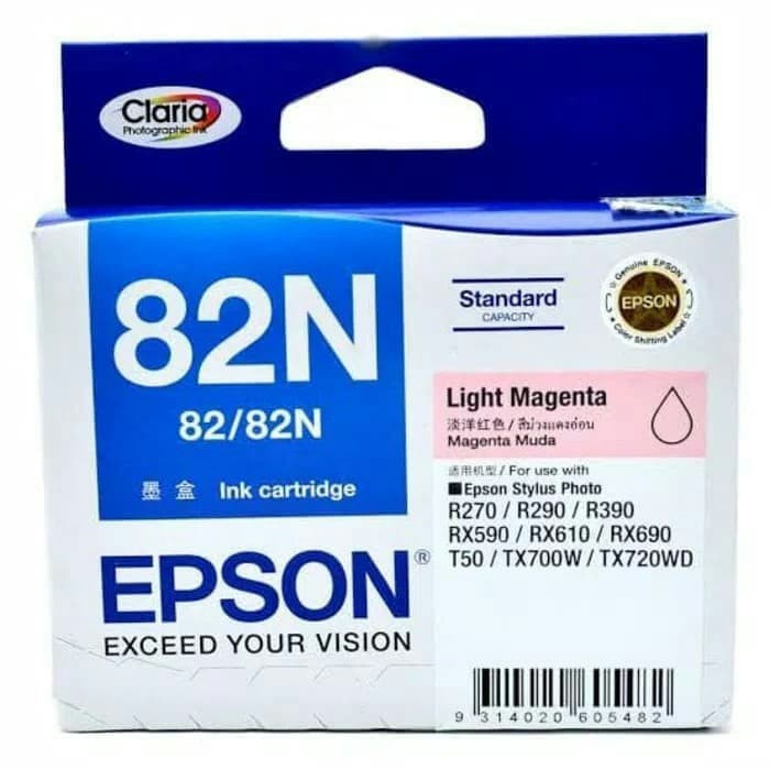 Jual TINTA PRINTER EPSON 82N COLOR ORIGINAL (HARGA SATUAN) | Shopee ...