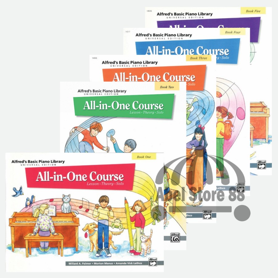 Jual Alfred Basic All in One Course Book 1/2/3/4/5 Buku