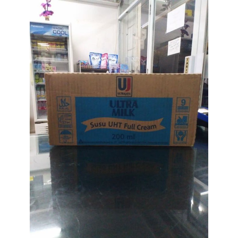 Jual Ultra Full Cream Ml Isi Susu Uht Full Cream Ml Shopee Indonesia