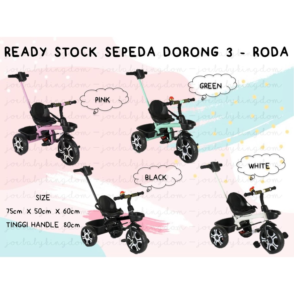 Jual [KHUSUS BATAM] SEPEDA DORONG ANAK TIGA RODA | Shopee Indonesia