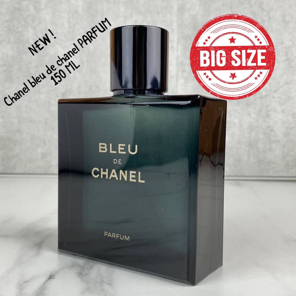 Jual PARFUM BIG SIZE MURAH CHANEL BLEU DE CHANEL PARFUM 150ml FOR MAN UNBOX Shopee Indonesia
