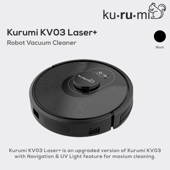 Jual Kurumi KV 03 Laser+ Robot UV Vacuum Cleaner Shopee Indonesia