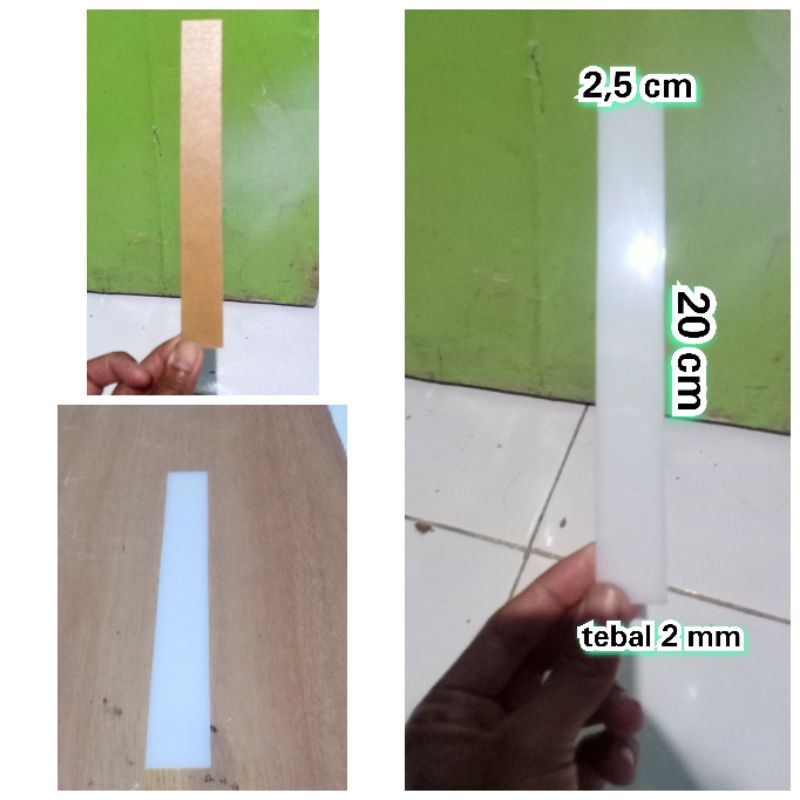 Jual Acrylic Akrilik Putih Susu Ukuran X Cm Tebal Mm Shopee Indonesia