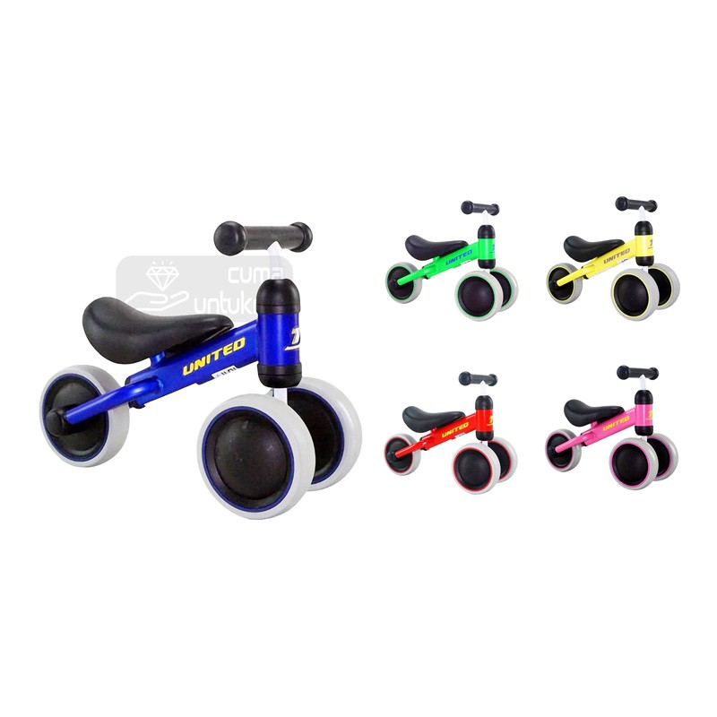 Jual sepeda roda tiga cumauntukmu united mini bike push bike | Shopee ...