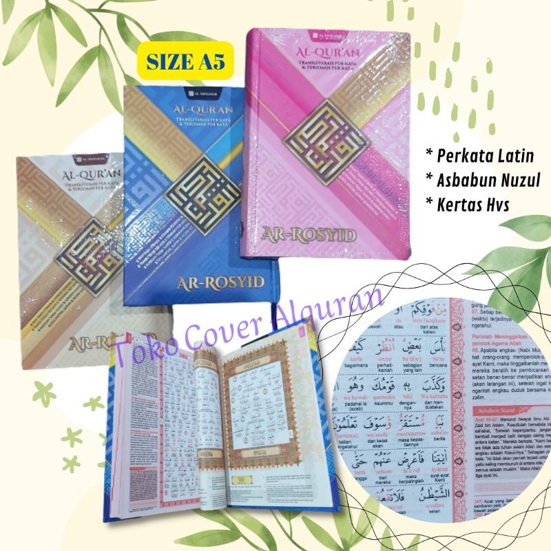 Jual Alquran Transliterasi Latin Perkata Ar Rosyid A5 Sedang Tanggung ...