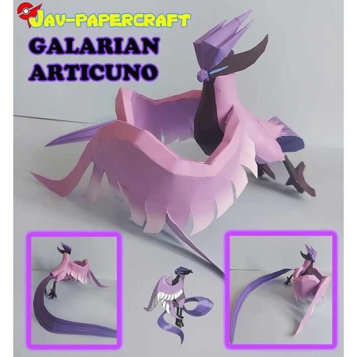 Jual Pokemon Galarian Articuno Papercraft Shopee Indonesia