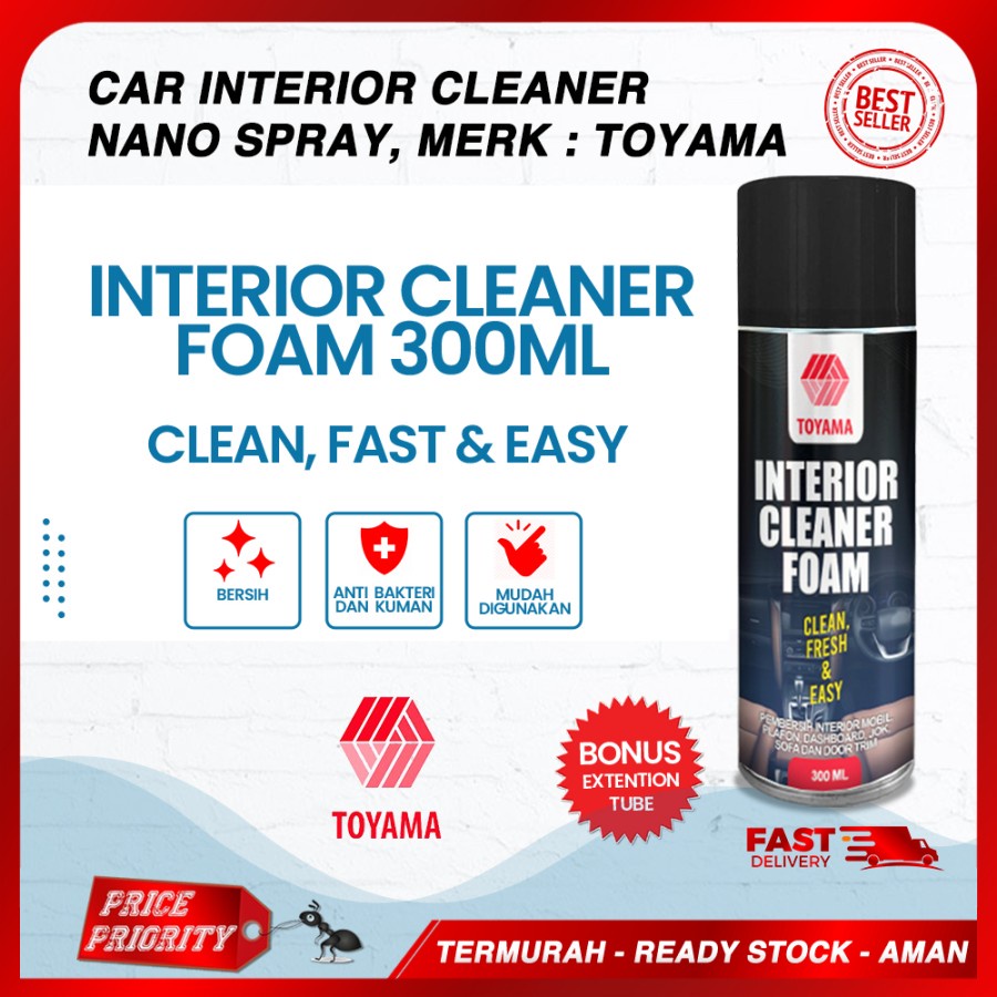 Jual Interior Cleaner Pembersih Dashboard, Pintu, Plafon Mobil Foam ...