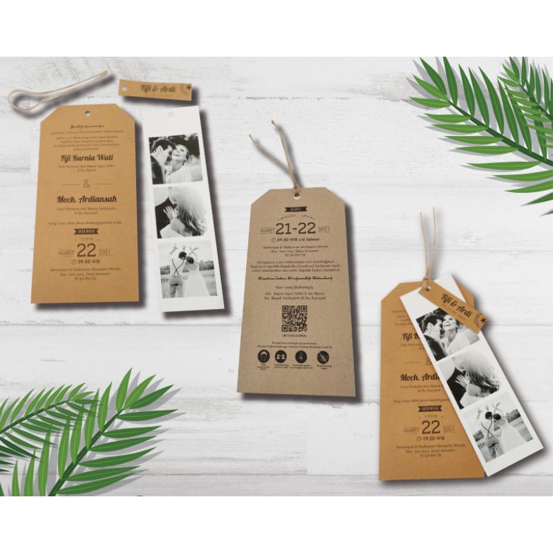 Jual Undangan Rustic/Undangan vintage, Undangan murah | Shopee Indonesia