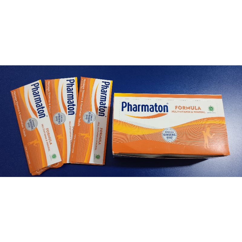 Jual Pharmaton Formula Perstrip Multivitamin Jaga Stamina dan