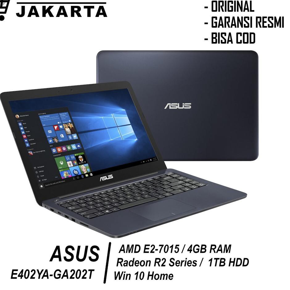 Jual Sudah READY.. Laptop Murah Asus E402YA 14 Inch AMD E2-7015 4GB RAM 1TB  HDD GA201T GA202T Putih Biru | Shopee Indonesia