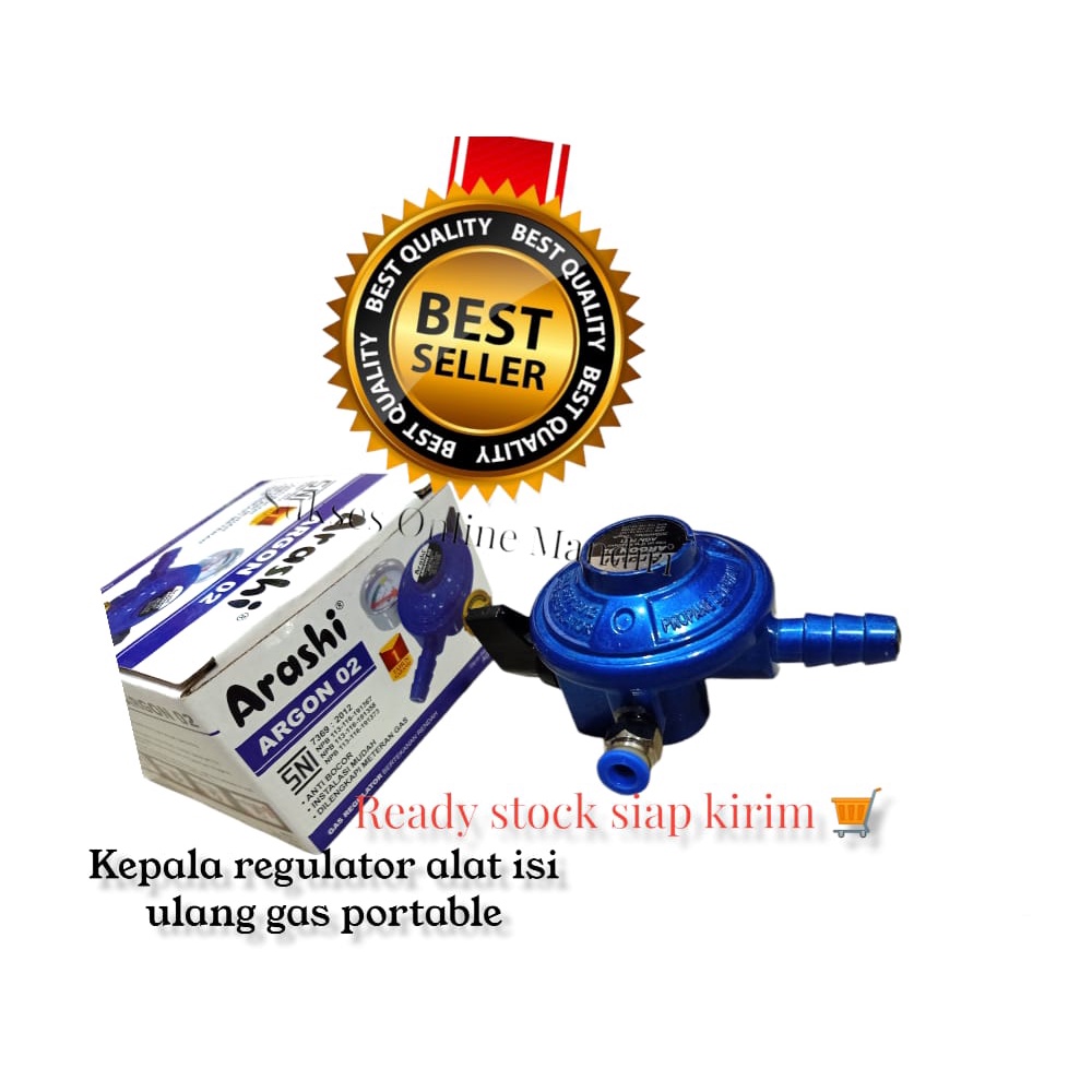 Jual Regulator Refill Isi Ulang Gas Kaleng Portable Selang 6mm Shopee Indonesia