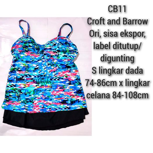 Jual Cb11 Baju Renang Wanita Dewasa Tankini Two Pieces Swimsuit