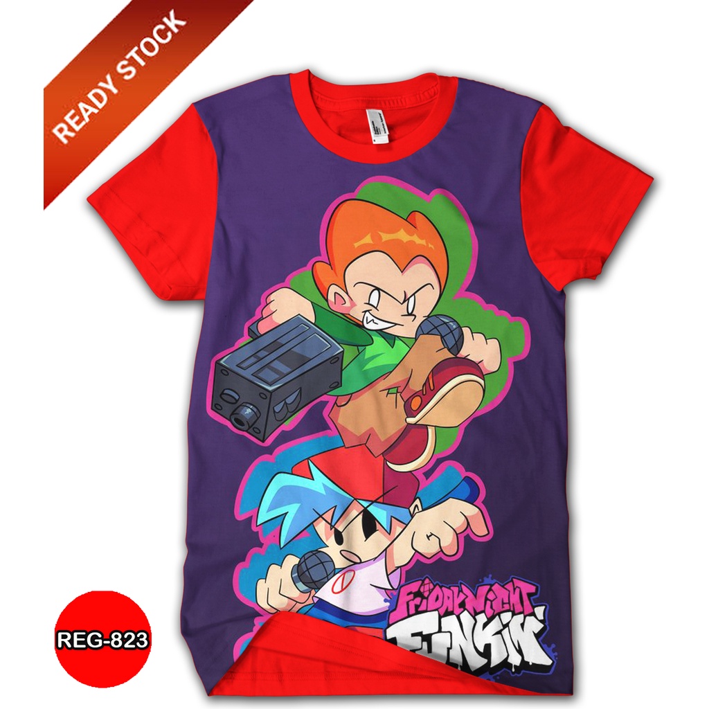 Jual Baju Friday Night Funkin 3D DEWASA Kaos FNF Video Game Animasi REG ...