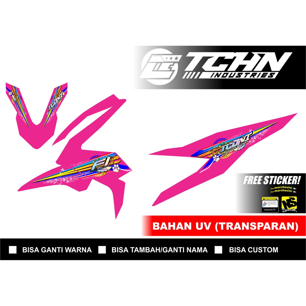 Jual Striping Decal Sticker Honda Beat Fi 2021 Thailook Mothai Shopee