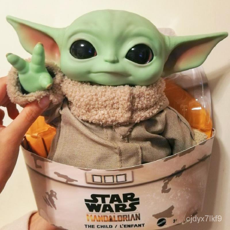 Jual 28cm Star Wars Yoda Baby The Grogu Pvc Anime Plush Action Figure ...