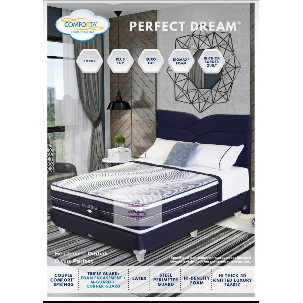 Jual COMFORTA Bed Set PERFECT DREAM | Shopee Indonesia