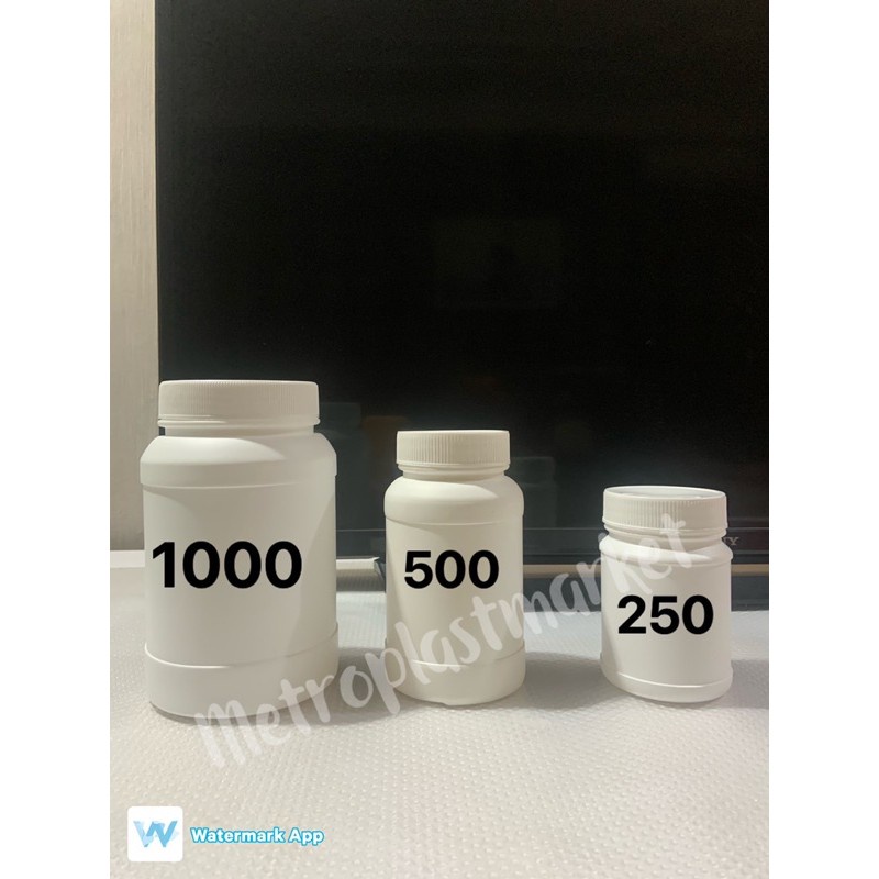 Jual botol kapsul 1000 gram botol lem 1liter botol lem 1kg POTLEM POT ...