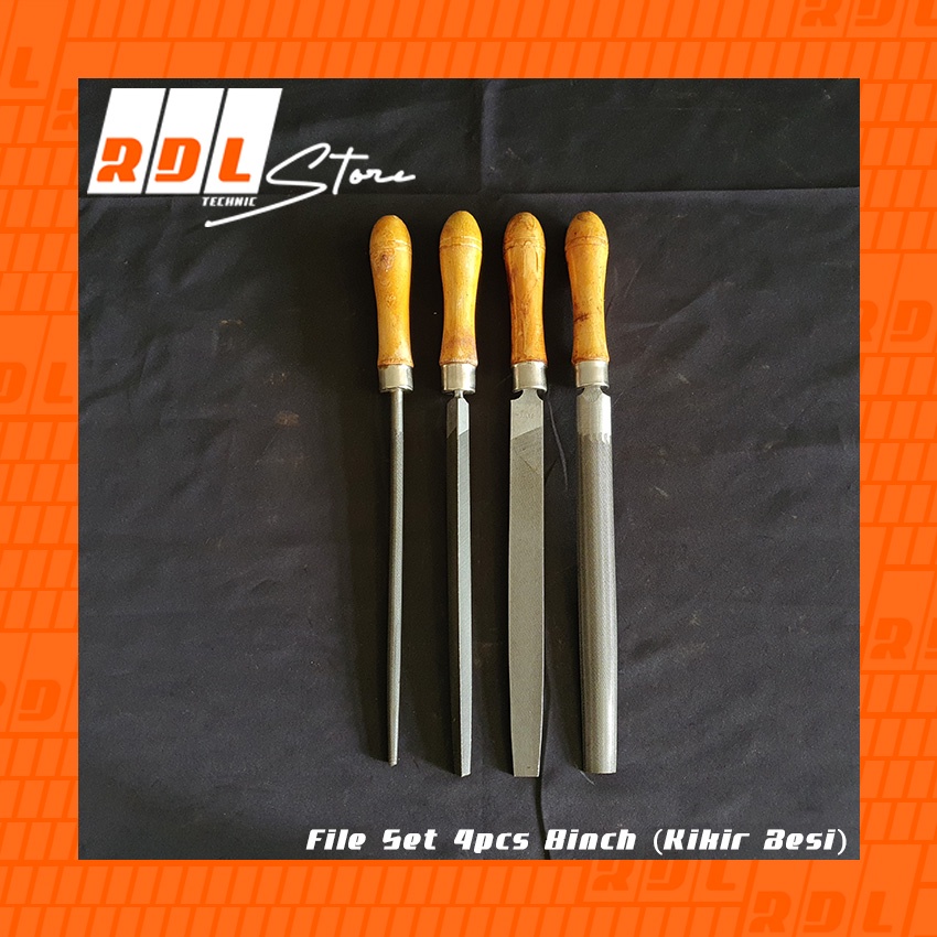Jual File Set 4pcs 8inch (Kikir Besi) | Shopee Indonesia