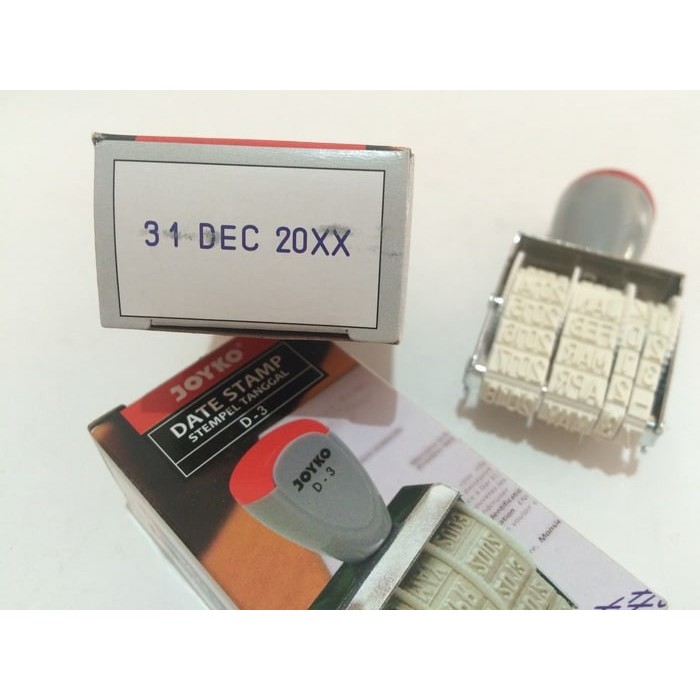 Jual Joyko D-3 Date Stemp Stample/Stampel Tanggal 1Pcs | Shopee Indonesia