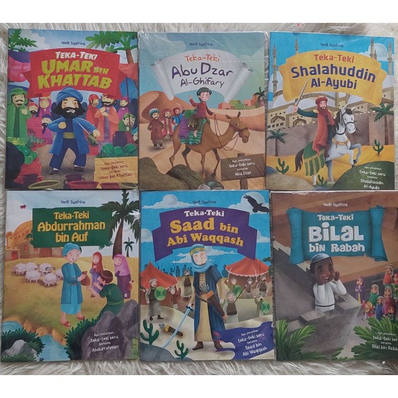 Jual Buku Anak Teka Teki Umar bin Khattab - Abu Dzar Al Ghifary - Bilal