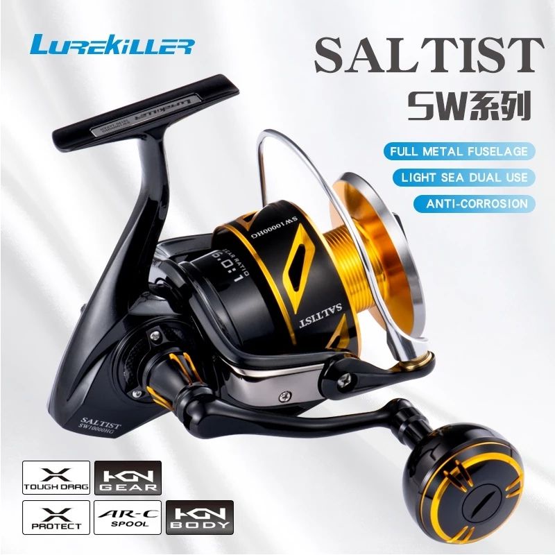 Jual Lurekiller Reel Saltist SW5000 -10000HG 35kgs Dragl Reel