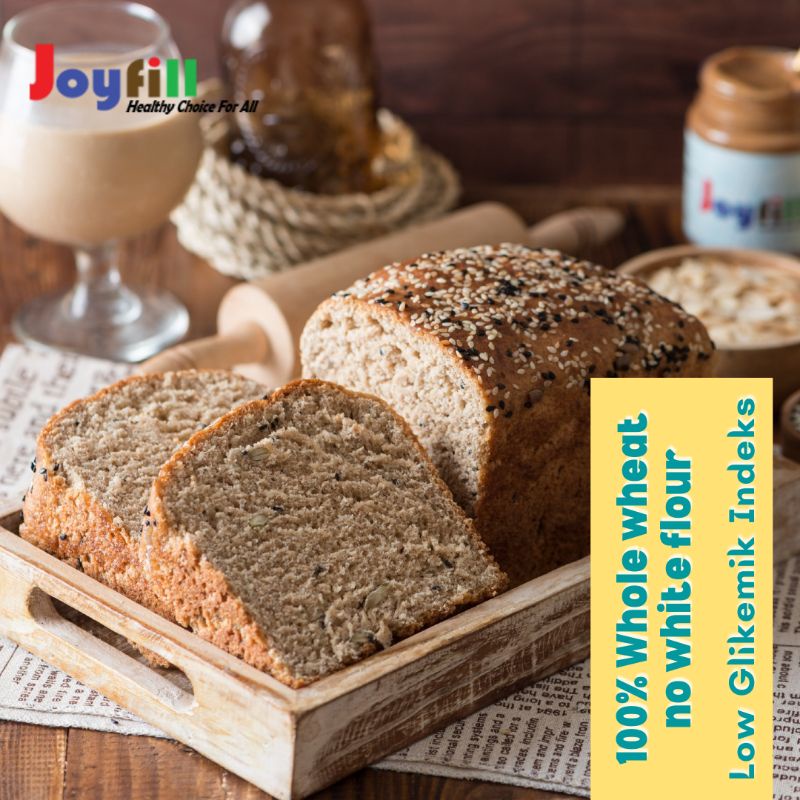 Jual ROTI TAWAR GANDUM VEGAN 100% WHOLE WHEAT TANPA TEPUNG PUTIH Low GI