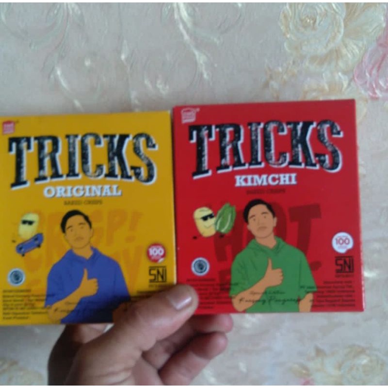 Jual TRICKS POTATO BAKED CRISPS CRACKERS 120gr | Shopee Indonesia