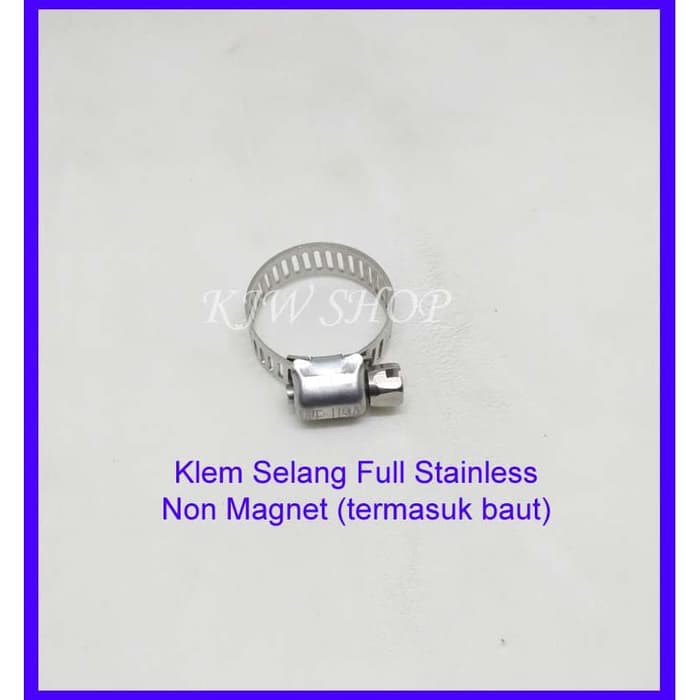 Jual Klem Selang Full Stainless 3 4 3 4 Inch Non Magnet Klem Selang