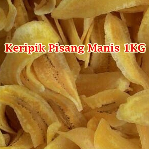 Jual Keripik Pisang Kiloan Keripik Pisang Manis 1kg Shopee Indonesia