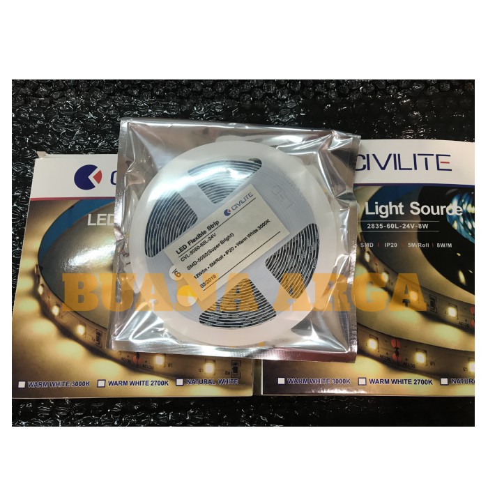 Jual LED Strips CIvilite 5050 24V 5M | Shopee Indonesia
