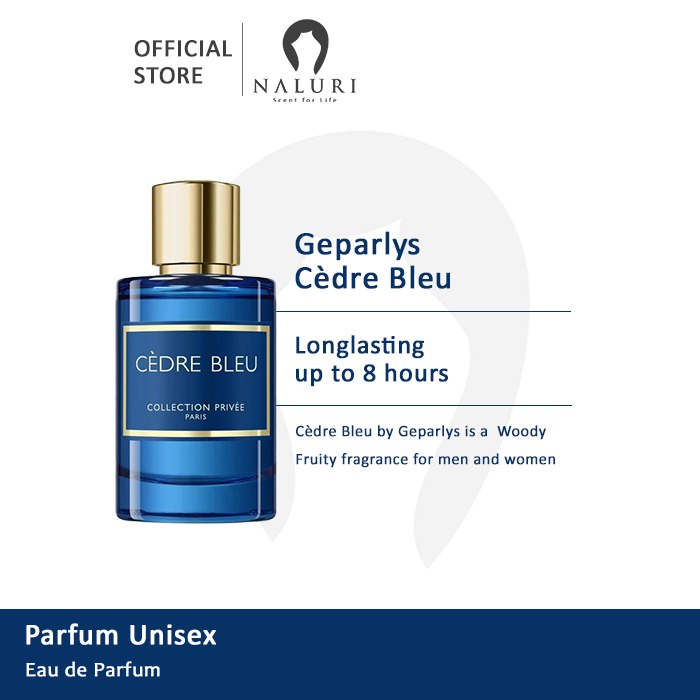 Jual Parfum Original Geparlys Cedre Bleu / Eau De Parfume / Parfum ...