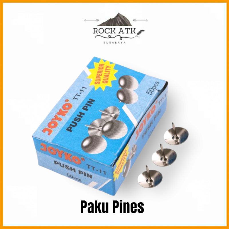 Jual Thumb Tacks Pines Paku Payung Joyko Tt 11 Box Kecil 50pcs