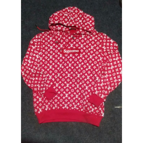 Jual Terbaru - HOODIE JAKET SUPREME x LV LOUIS VUITTON di lapak